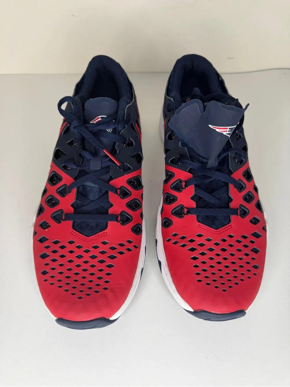 Nike Train Speed 4 AMP New England Patriots NFL Shoes Mens 11 Sneaker 848587-603